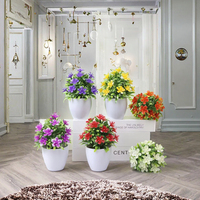 Mini bonsaï artificiel réaliste en pot, vente chaude, décoration intérieure, ornement de table, petit ornement, directement de l'usine