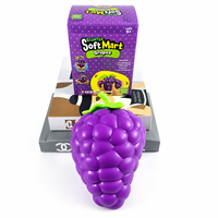 Jouet Squishy Géant en Forme de Raisin, Jouet à Presser Réaliste en Forme de Fruit, à Remontée Lente et Rebond Rapide, Jouet Sensoriel Anti-Stress, Unisexe, 14 Ans et Plus