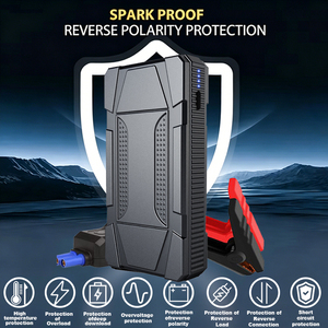 Démarreur de Véhicule Portable Multifonctionnel 12V 10000mAh avec Batterie Externe, Outil de Charge d'Urgence Automobile et Éclairage 200A 500A - Product Image 4
