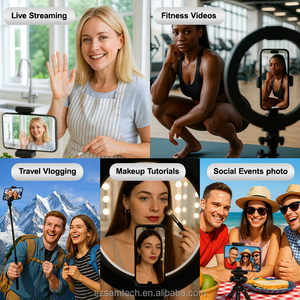 Écran de contrôle magnétique sans fil 5.0 en temps réel de 3,97 pouces pour enregistrement de caméra arrière pour TikTok <span class=keywords><strong>YouTube</strong></span> Live - Product Image 4