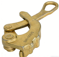 Pince de serrage pour câble métallique en acier galvanisé de type US et personnalisée avec mâchoire de sécurité IEC 60900:2004, outils pour lignes électriques