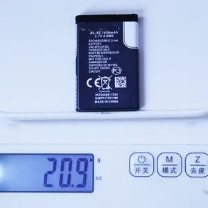 ISUNOO BL-5C แบตเตอรี่สำหรับโนเกีย C2-06 C2-00 X2-01 1100 6600 6230 5130 2310 3100 6030 3120 3650 6263 <span class=keywords><strong>7610</strong></span> 7600 6820 BL-5CA BL-5CB - Product Image 5