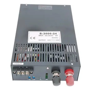 3000W Switching Power Supply 110/220VAC Output 12V 24V 36V 48V 60V 70V 80V 90V 110V 220V 300V 400V Semua Rentang Disesuaikan SMPS