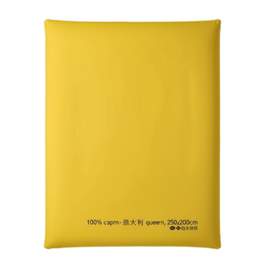 Juego de Funda de Edredón 100% Algodón Amarillo Italiano Queen 250x200cm - Product Image 3