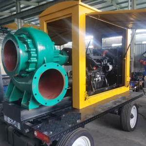 Pompe de drainage mobile haute pression à moteur diesel 0,7-500 CV, capacité de pompage des eaux usées de 1000 mètres cubes, grand débit - Product Image 2