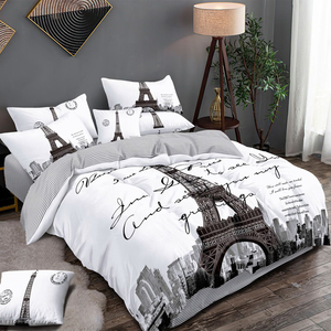 Bán buôn sang trọng tùy chỉnh tất cả các mùa polyester in Tấm vỏ gối Duvet cover Bộ Duvet bedding Set - Product Image 5