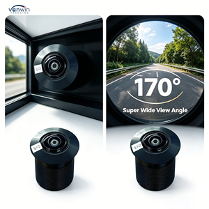 Mini caméra de véhicule cachée 1000TVL CVBS 170 °   Caméra de recul latérale pour voiture, grand angle, étanche IP69K - Product Image 1