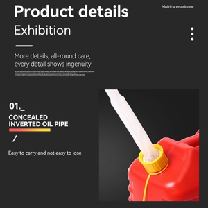 Bidón de Plástico HDPE de 5l 10l 20l Directo de Fábrica, Contenedores de Agua Resistentes, Bidón de Combustible de 20 <span class=keywords><strong>Litros</strong></span> - Product Image 2