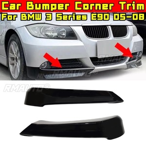 Kit carrosserie de diffuseur de pare-chocs avant pour BMW Série 3 E90 2005-2008, style MP, protection de pare-chocs, garniture d'angle, accessoires auto - Product Image 2