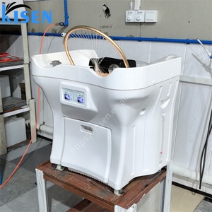KISEN Lit de lavage portable le plus populaire avec cuvette en acrylique sans tuyauterie, appareil de coiffure et de soin capillaire pour lit de beauté et de massage - Product Image 5
