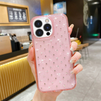 Coque scintillante pour iPhone, compatible modèles 13, 14, 13, 12, 11, motifs étoiles, luxueuse, brillante, bling