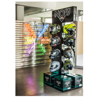 Présentoir de casque en métal casque de vélo moto sécurité casques intégraux support de stockage