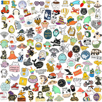 Dragon noir aventure roman émail broches dessin animé Animal broche pour sac à dos col revers Badges plaqué bijoux cadeaux pour amis