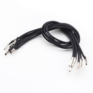 Paquete de 100 Piezas de Cuerda Elástica Redonda con Púas Metálicas Dobles Plateadas - 2mm 2.5mm 3mm - Cordón Elástico con Púas - Product Image 2