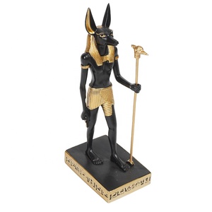 Figura de Anubis <span class=keywords><strong>en</strong></span> Resina Pintada a Mano, Decoración de Halloween para el Hogar, Recuerdos Turísticos Egipcios, Regalos para Sala de Estar, Venta al por Mayor - Product Image 1