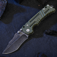 Couteau pliant Leg T8 EDC, lame en acier inoxydable à pointe tombante, manche en aluminium, couteau de poche de survie en plein air