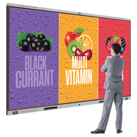 Tableau blanc interactif intelligent infrarouge grand format, portable, à écran tactile, pour salle de conférence