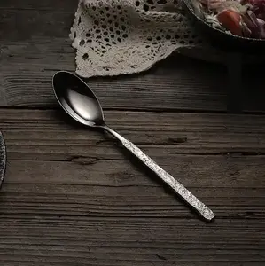 ชุดช้อนส้อมสแตนเลสดีไซน์ทันสมัย คุณภาพเยี่ยม ผิวสัมผัสเงิน จับถนัดมือ เป็นมิตรกับสิ่งแวดล้อม เหมาะสำหรับงานเลี้ยงอาหารค่ำที่บ้าน - Product Image 4