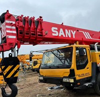 Grue sur camion Sany STC500C d'occasion de 50 tonnes pour levages lourds, avec moment de levage de 2180 kN·m et portée des stabilisateurs de 6,0 x 5,0 m, pour les travaux d'infrastructure