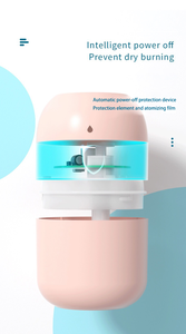 Humidificateur d'air de voiture H2O LED USB Cool Mist Maker pour 10 mètres carrés Ultrasonic Laser Printed English 1-Year Humidistat for - Product Image 6