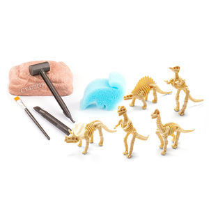 Eğitici oyuncaklar DIY oyuncaklar montaj 3D dinozor oyunu iskelet arkeolojik kör kutu dinozor fosiller kazma kiti çocuklar için - Product Image 4