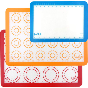 Tapis <span class=keywords><strong>de</strong></span> <span class=keywords><strong>cuisson</strong></span> en silicone antiadhésif pour macarons, <span class=keywords><strong>de</strong></span> haute qualité, taille personnalisable, plaque à pâtisserie - Product Image 2