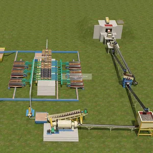 Máquina de processamento mineral equipamento de mineração planta de processamento de minério de estanho Cassiterite na África