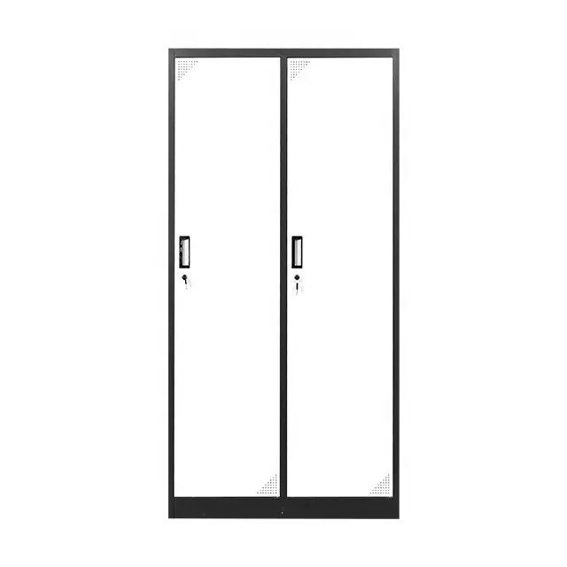 Прочный металлический шкафчик с двумя дверцами от поставщика, водонепроницаемый наружный шкаф, металлический шкафчик с 2 дверцами