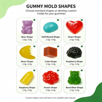 Gummies Cheveux Peau Ongles Série OEM Multi-formules Différentes Formes Saveurs de Fruits Assorties Faible MOQ Emballage Personnalisé Disponible