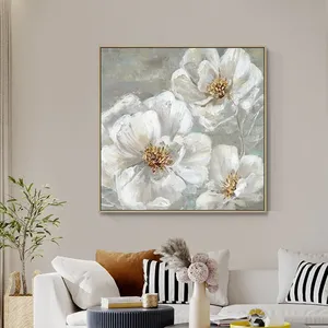Peinture à la main <span class=keywords><strong>toile</strong></span> Art personnalisé naturel rose <span class=keywords><strong>pivoine</strong></span> fleur peinture à l'huile scène réaliste à la main peinture à l'huile sur <span class=keywords><strong>toile</strong></span> - Product Image 3