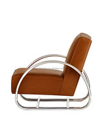 Fauteuil inclinable d'intérieur de luxe, acier inoxydable argenté, meubles en tissu, hôtel, appartement, fauteuil simple de loisirs léger