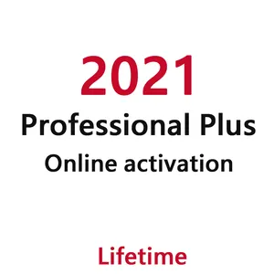 2021 chiave di licenza professionale Plus 100% l'attivazione Online 2021 chiave digitale Pro Plus vendita al dettaglio 1 pz invio dalla pagina di Chat Ali