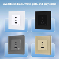 Bingoelec - Enchufes y Tomas de Corriente de Alta Eficiencia con Puertos de Carga Súper Rápida de 65 W, Universales para Android y iPhone