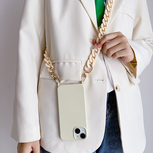 Correa de Hombro de Lujo con Cadena Acrílica Personalizada para <span class=keywords><strong>iPhone</strong></span> 16 15 14 <span class=keywords><strong>12</strong></span> 13 <span class=keywords><strong>Pro</strong></span> 17 <span class=keywords><strong>Pro</strong></span> <span class=keywords><strong>Max</strong></span>, Estilo Urbano para Chicas - Product Image 4