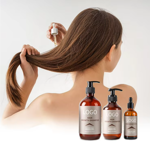 Set per la Crescita dei Capelli Biologico all'Ingrosso, Shampoo e Balsamo Naturale al Ginger Anticaduta OEM - Product Image 1
