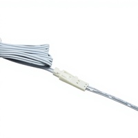 Kabel Ekstensi Daya Putih 2 Pin dengan Konektor Plug-and-Play untuk Pencahayaan LED & Perangkat Tegangan Rendah