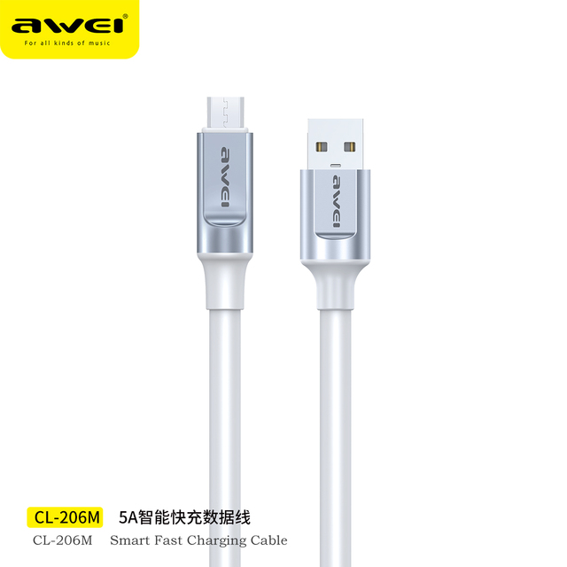 Hot Selling 3A 1.5m Micro USB Fast Charging Cable Tinned Copper Computer Mobile Phone Power Bank Speaker Scanner Camera PVC Tube