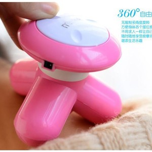 Mini appareil de massage électrique portable pour le cou et le dos, outil de massage à trois bras en ABS, outils de massage Gua Sha - Product Image 4