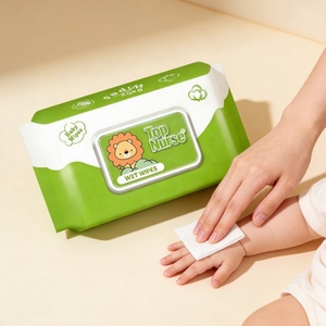Toallitas Húmedas Orgánicas Ecológicas Personalizadas al por Mayor para Bebés, Antibacterianas y Extra Suaves, Muestras Gratis Disponibles - Product Image 4