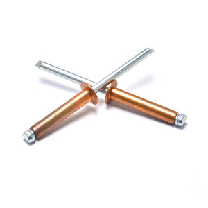 Vente chaude Fabricant chinois de rivets 4,8 mm 4 mm 3 mm Rivets aveugles en aluminium Rivets à tête bombée en <span class=keywords><strong>cuivre</strong></span> rouge - Product Image 5