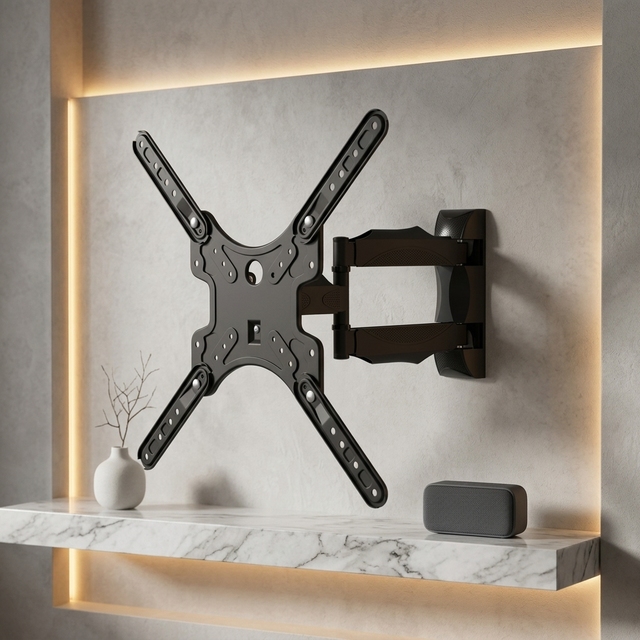 Extendable Pull Down TV Wall Mount Full Motion Articulating Arm with Tilt and Swivel for 42 Inch TVs