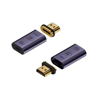Usb Type-C Naar Hd-Compatibel 2.0 Magnetische Adapter Kabel 4k 60Hz Uhd Converter Vrouw Naar Man Voor Samsung Tv