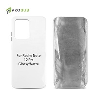 Prosub pour Redmi Note 11 12 Pro coque de téléphone à sublimation vierge enduite 3D