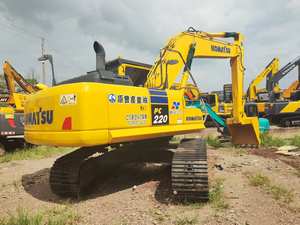 Excavatrice sur chenilles d'occasion d'origine japonaise KOMATSU PC220-8 de 20 tonnes, moteur Perkins, capacité de la benne Kawasaki de 1,0 m³, noyau inclus, 20 tonnes - Product Image 3