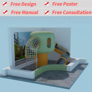 Creative Premium Indoor Playground Soft Play Equipment Set for Kids Commercial Children's Playground with Ball Pool and Slide - Product Image 2