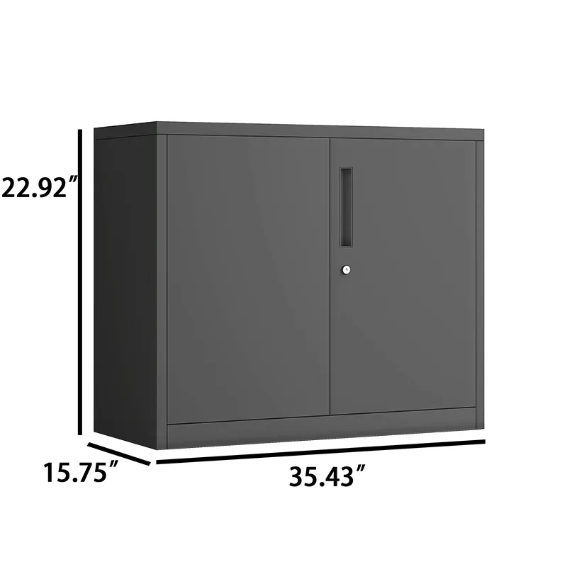 Lemari arsip Besi dan Baja rendah-peralatan kantor Ideal untuk penyimpanan File Data dan organisasi yang aman