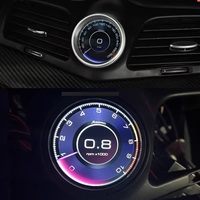 Untuk Maserati GranTurismo/GranCabrio 2007-2017 Jam LCD Digital Khusus Stopwatch Kompas Android Plug