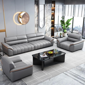 Ensemble de canapés sectionnels en cuir véritable 3+2+1 places, style moderne professionnel, mobilier de <span class=keywords><strong>loisirs</strong></span>, éponge écologique, durable et confortable - Product Image 6