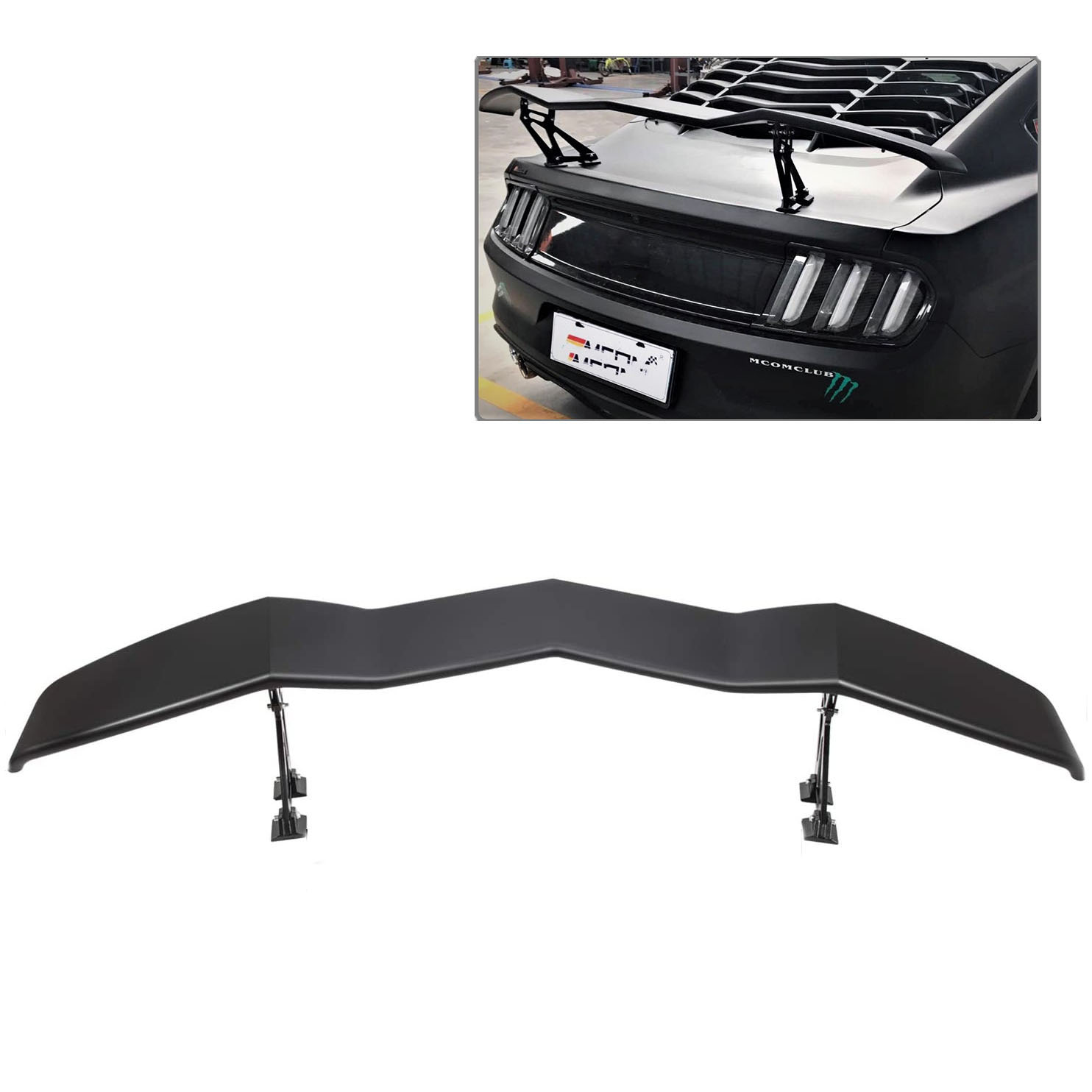 Автомобильный Стайлинг новый бренд ABS задний багажник загрузки спойлер задний крыло подходит для Ford Mustang Coupe 2015 2016