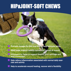 Condroitina glucosamina anca e integrazione delle articolazioni compresse per cani con condroitina MSM artrite integratore per animali domestici gatti cani - Product Image 5